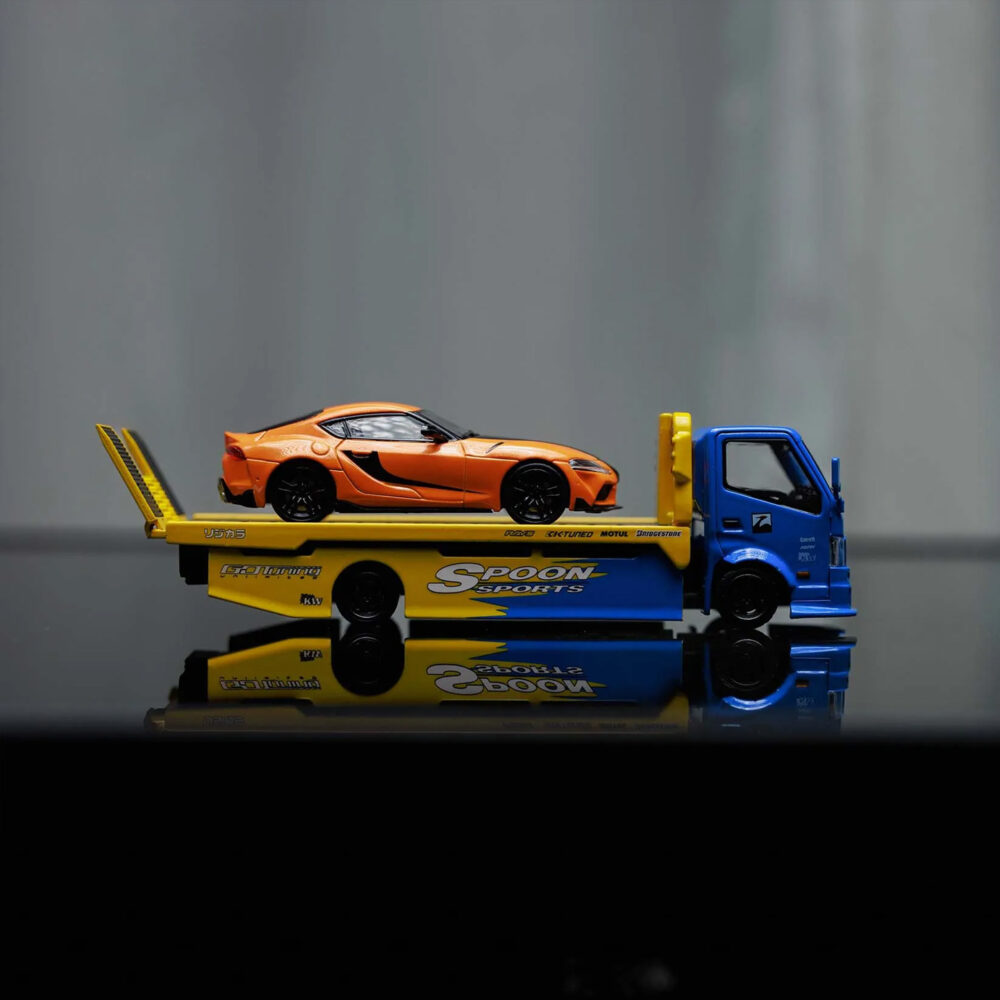 Time Micro 1:64 H300 Flatbed Transport Trailer diecast hauler for 1:64 scale cars