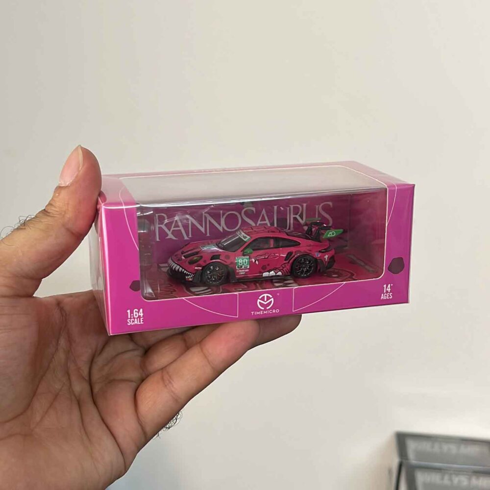 TimeMicro 1:64 PORSCHE 911 GT3 TYRANNOSAURUS PINK - Image 2