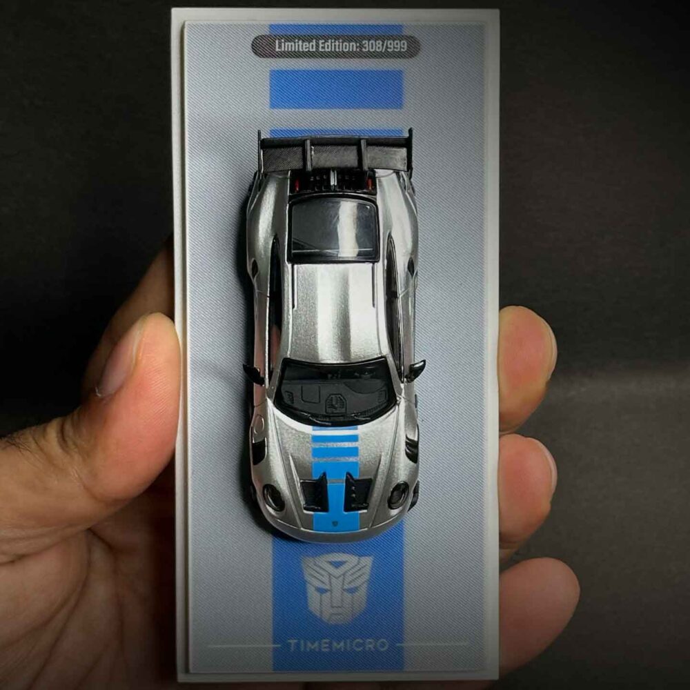Time Micro 1:64 Porsche 992 GT3 RS Mirage Transformers Livery Limited - Image 4
