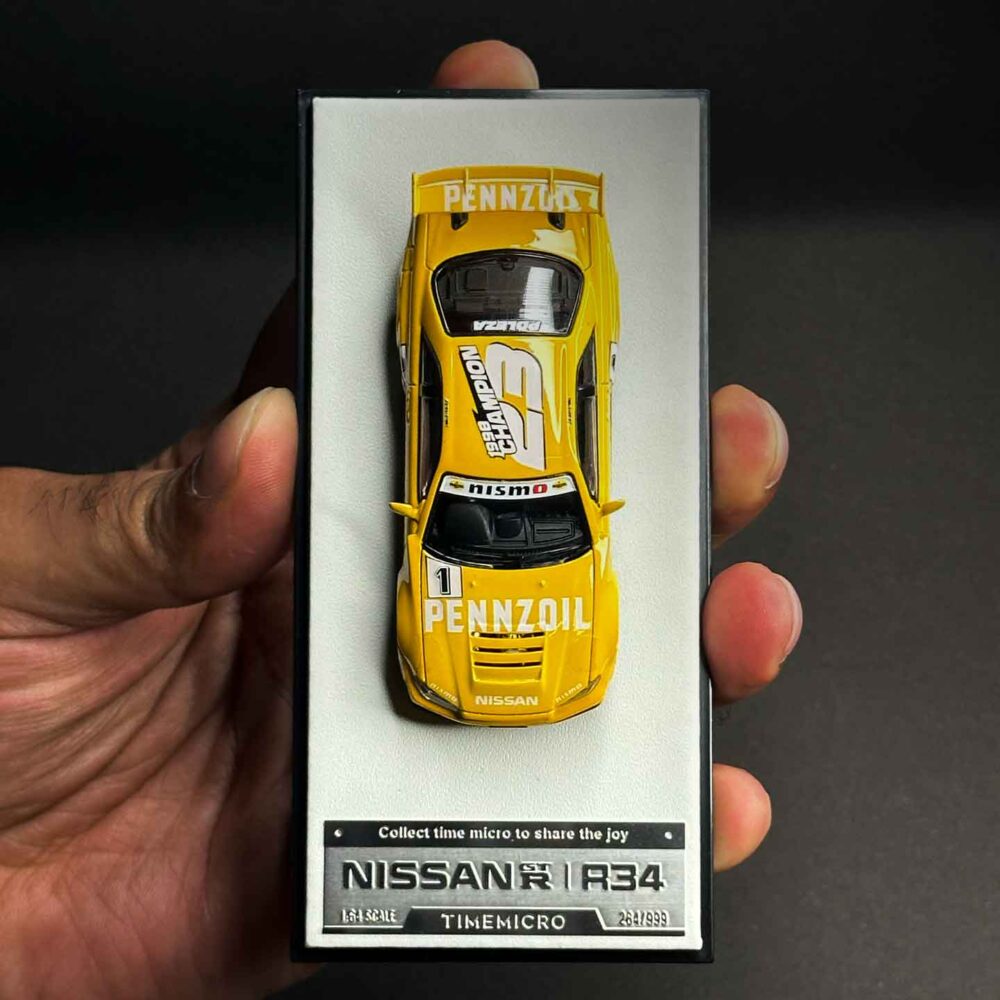 Time Micro 1:64 Nissan Skyline GT-R R34 Pennzoil - Image 3