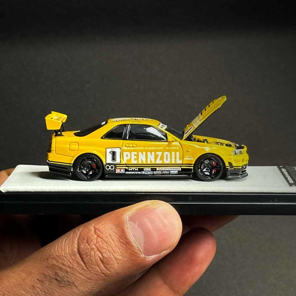 Time Micro 1:64 Nissan Skyline GT-R R34 Pennzoil - Image 5