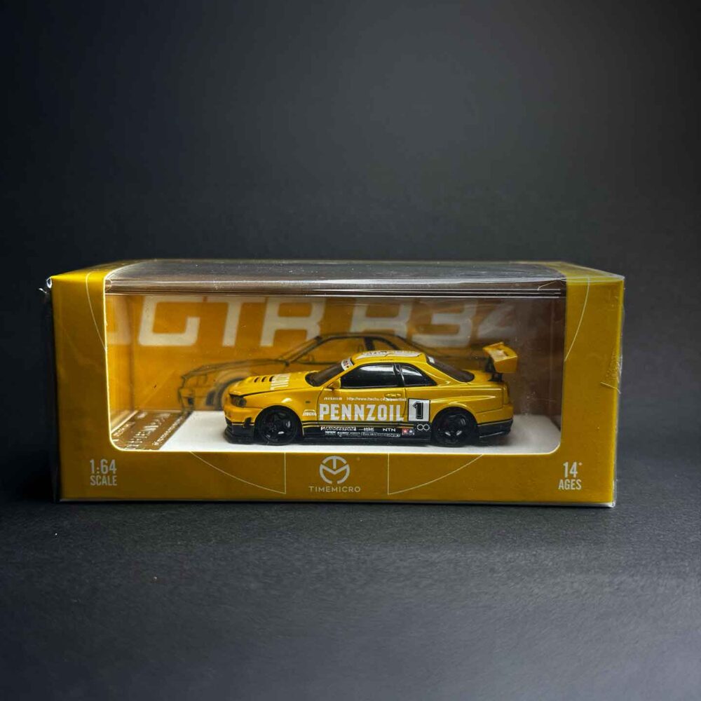Time Micro 1:64 Nissan Skyline GT-R R34 Pennzoil - Image 6