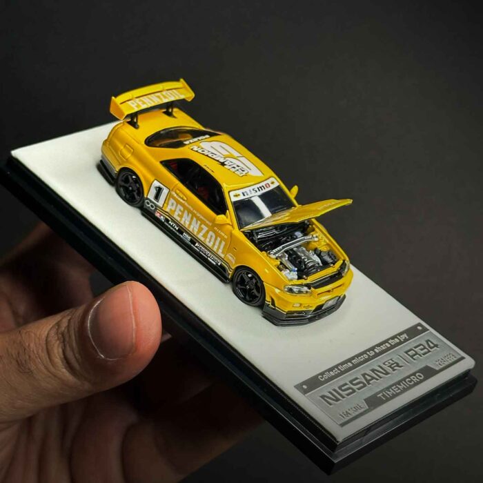 Time Micro 1:64 Nissan Skyline GT-R R34 Pennzoil