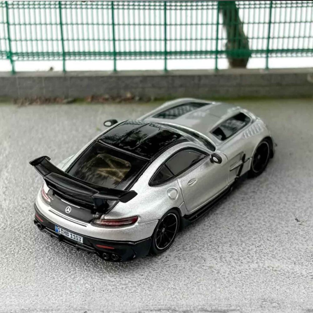 Silver AMG GT scale model car India