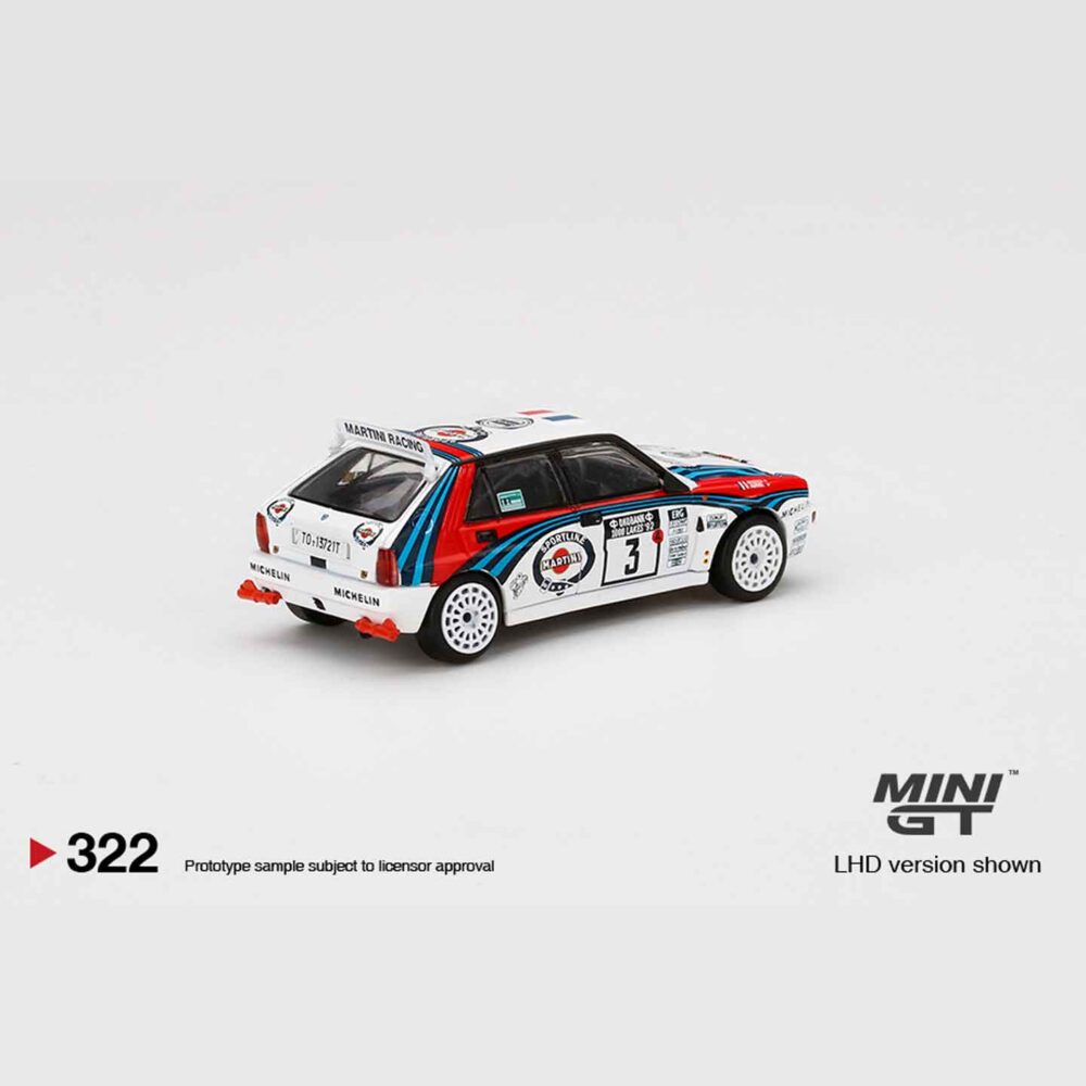 1:64 scale Lancia Delta HF Integrale Evoluzione diecast rally car model