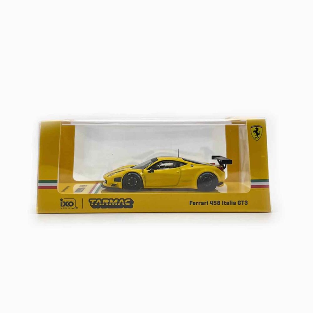 Tarmac 1:64 Yellow Ferrari 458 Italia GT3