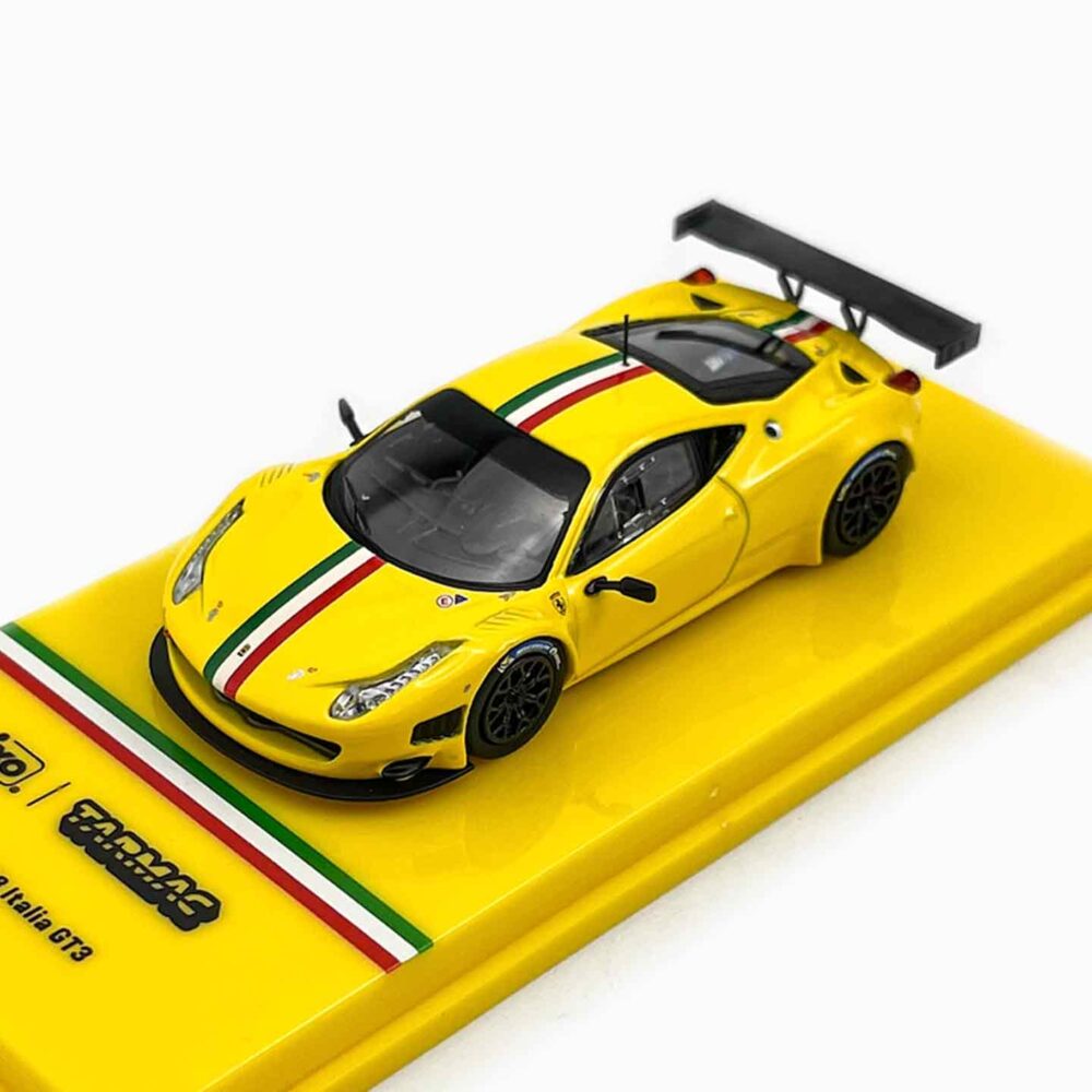 Tarmac 1:64 Yellow Ferrari 458 Italia GT3