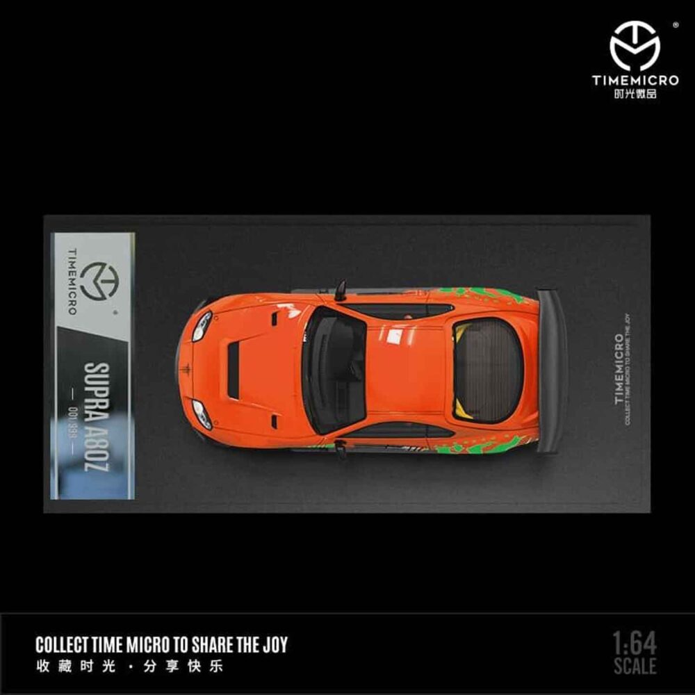 Time Micro 1:64 Toyota Supra A80Z – Fast & Furious Diecast Car