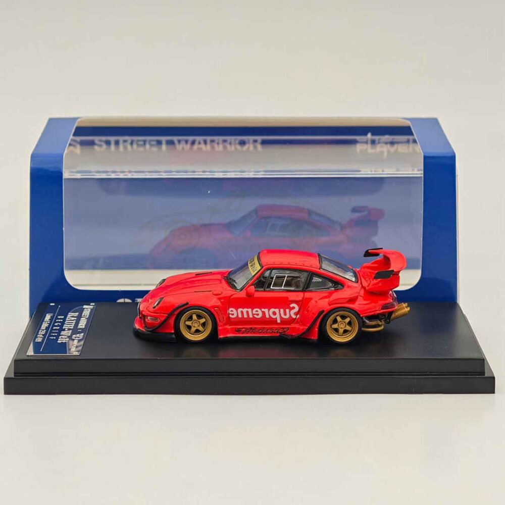1:64 diecast RWB 993 model Supreme red India