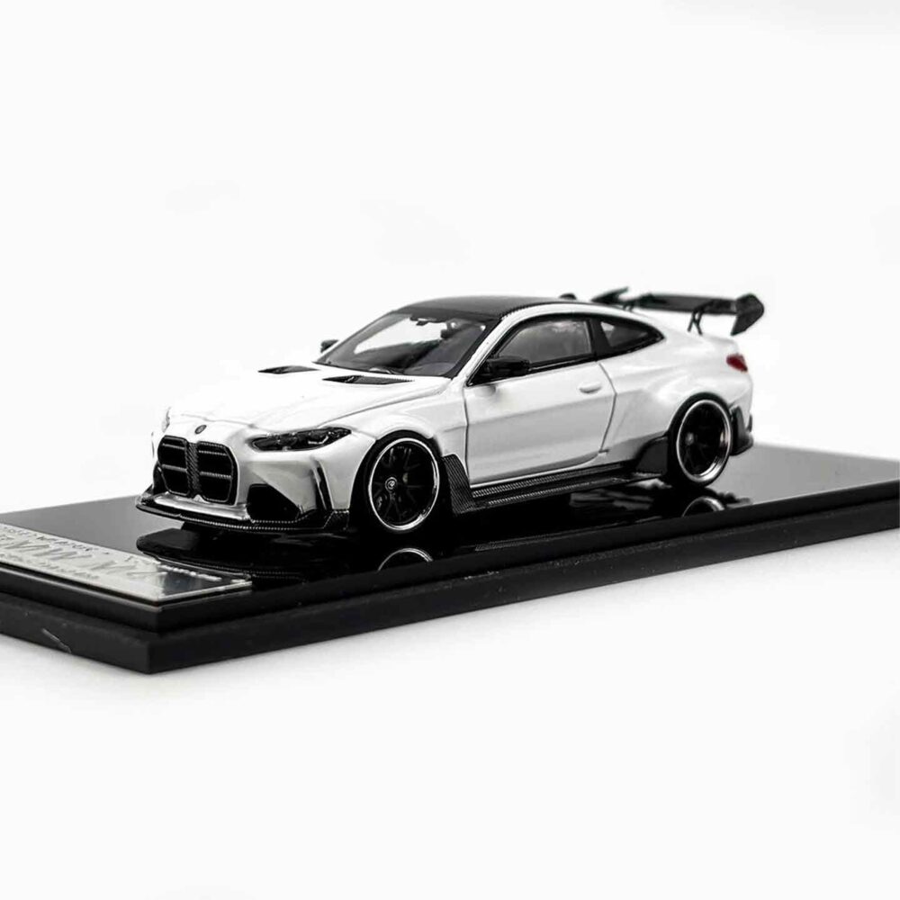 StreetWeapon 1:64 BMW M4 G82 with ADRO body kit in white
