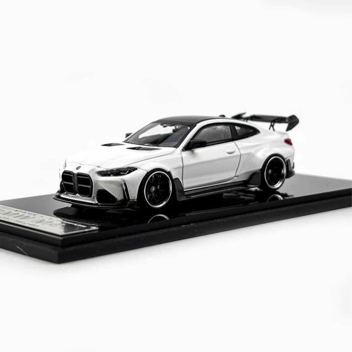 StreetWeapon 1:64 BMW M4 G82 with ADRO body kit in white