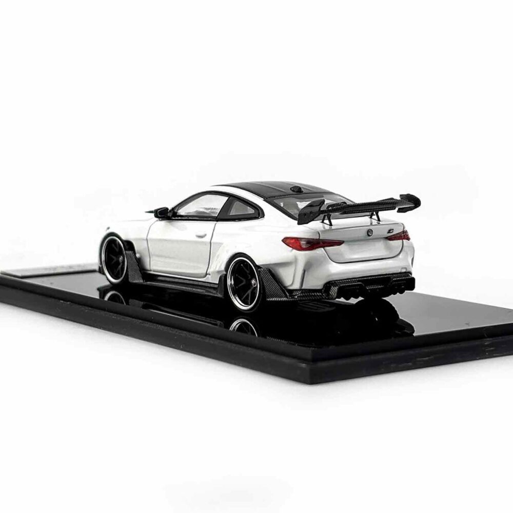 StreetWeapon 1:64 BMW M4 G82 with ADRO body kit in white