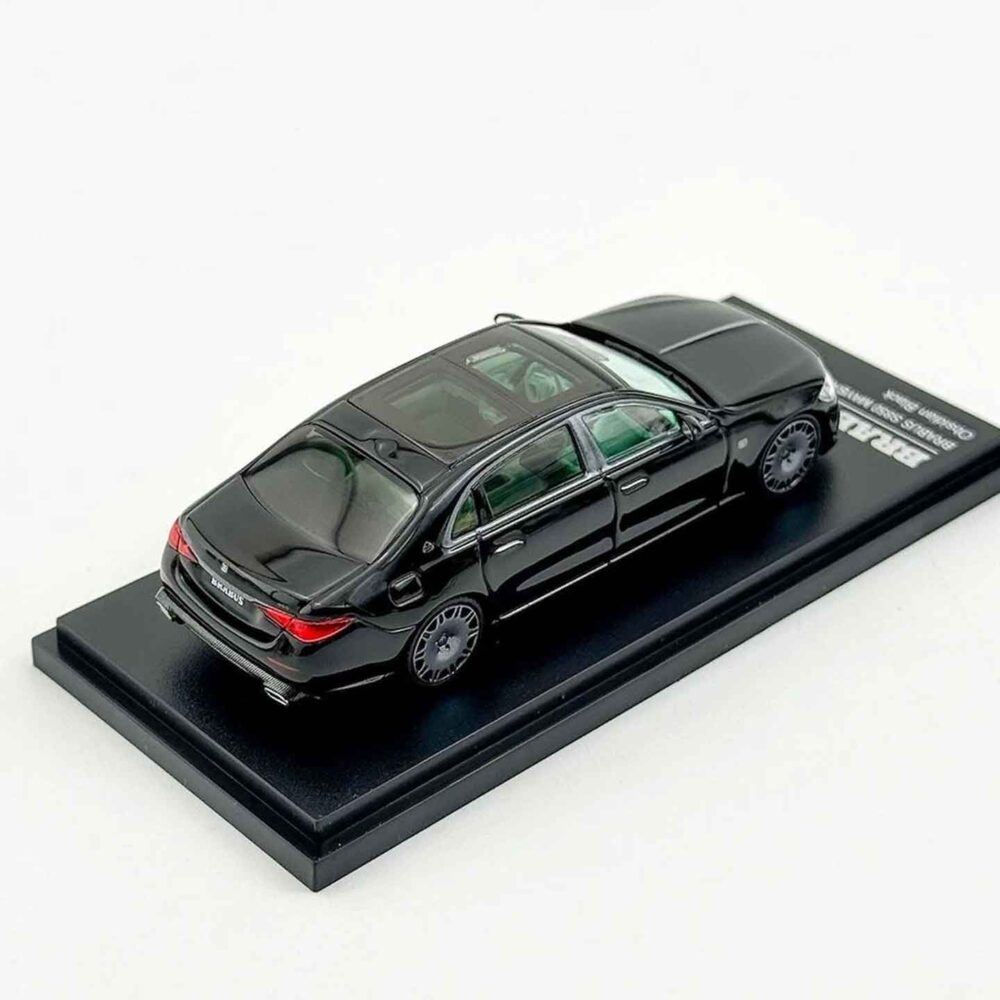 ARBox 1:64 Brabus S850 Maybach black diecast luxury sedan model with chrome detailing