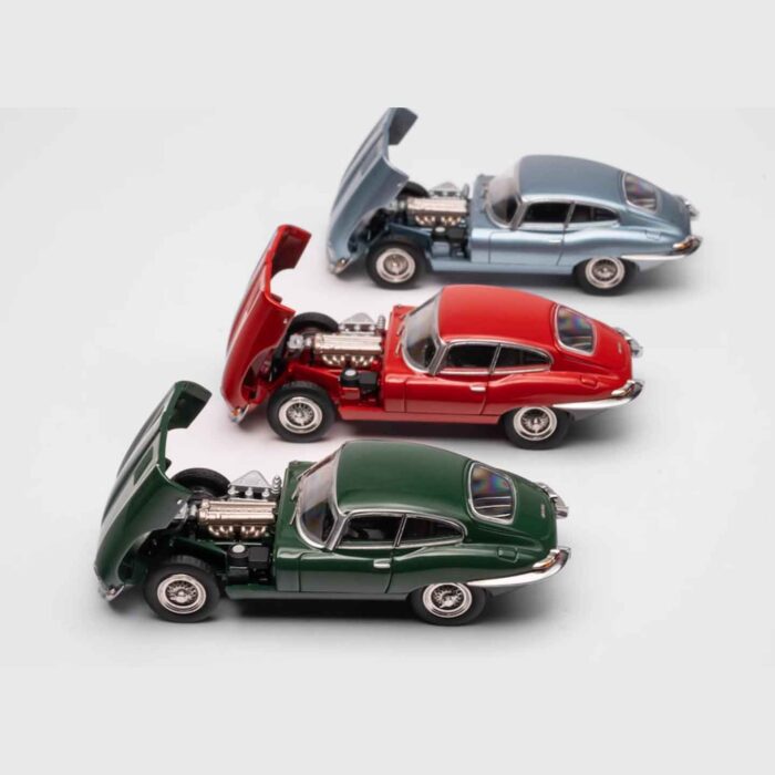 GFCC 1:64 scale 1961 E-Type Roadster hard top diecast metal sports car model