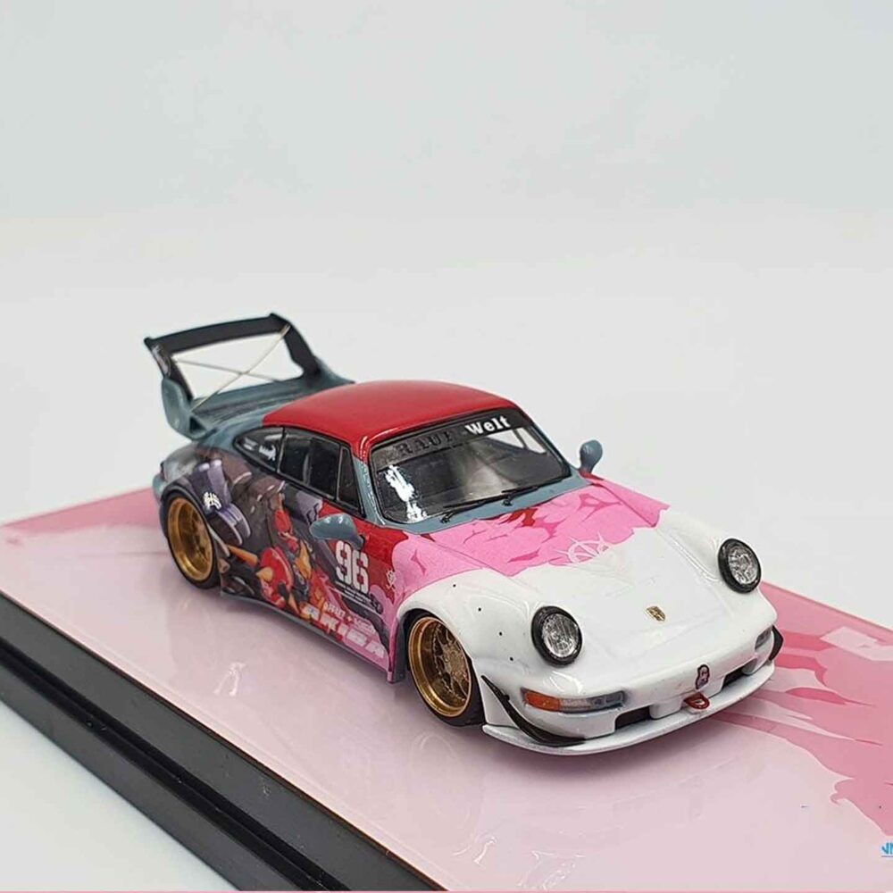 RWB 1:64 Porsche 964 Akiba Racing #96 diecast model car