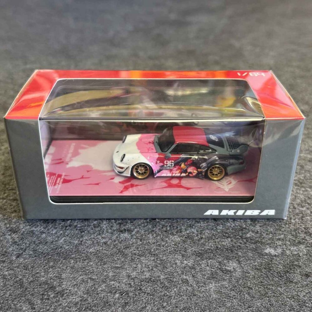 RWB 1:64 Porsche 964 Akiba Racing #96 diecast model car