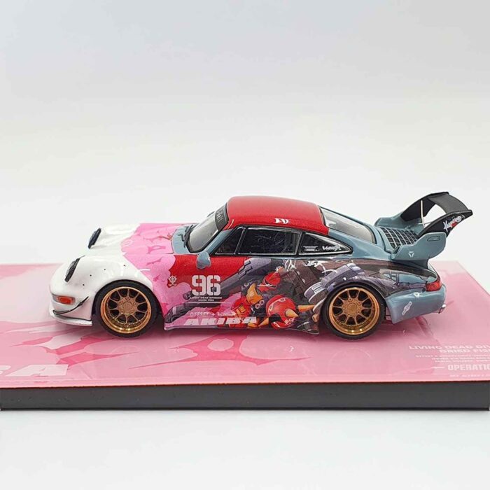 RWB 1:64 Porsche 964 Akiba Racing #96 diecast model car
