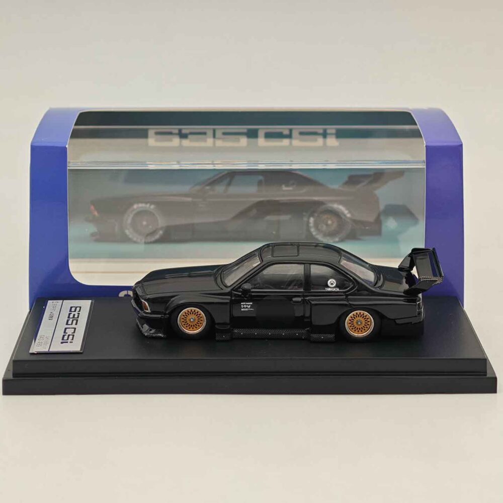 SW 1:64 BMW E24 635CSi Sharknose Black Limited Edition Diecast Car