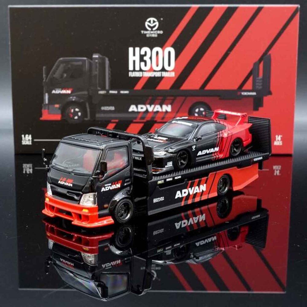 Timemicro 1:64 Toyota Hiace H300 Advan livery diecast model