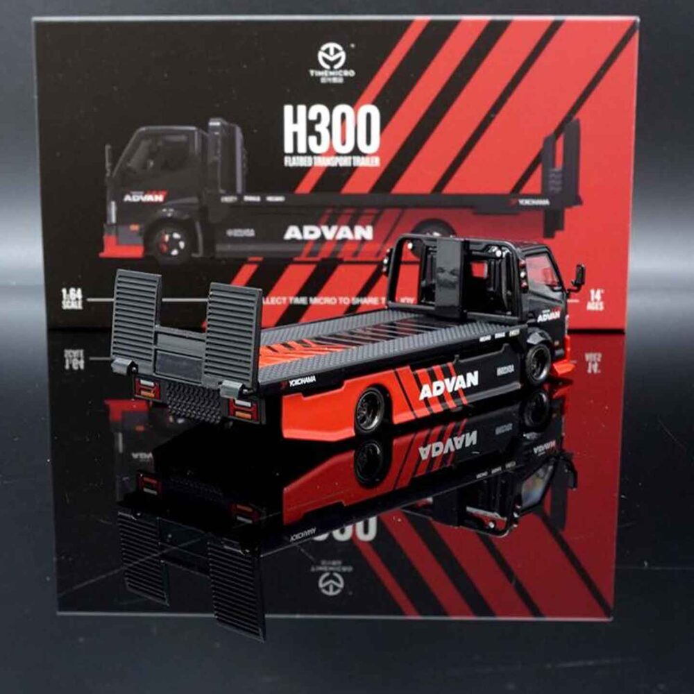 Timemicro 1:64 Toyota Hiace H300 Advan livery diecast model