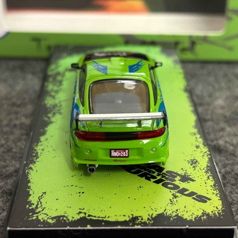 Transcend 1:64 Mitsubishi Eclipse GS 1995 Green FNF diecast model car