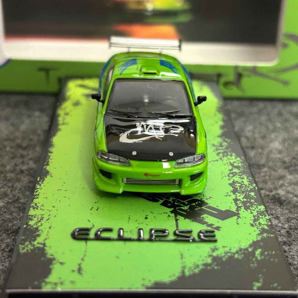Transcend 1:64 Mitsubishi Eclipse GS 1995 Green FNF diecast model car