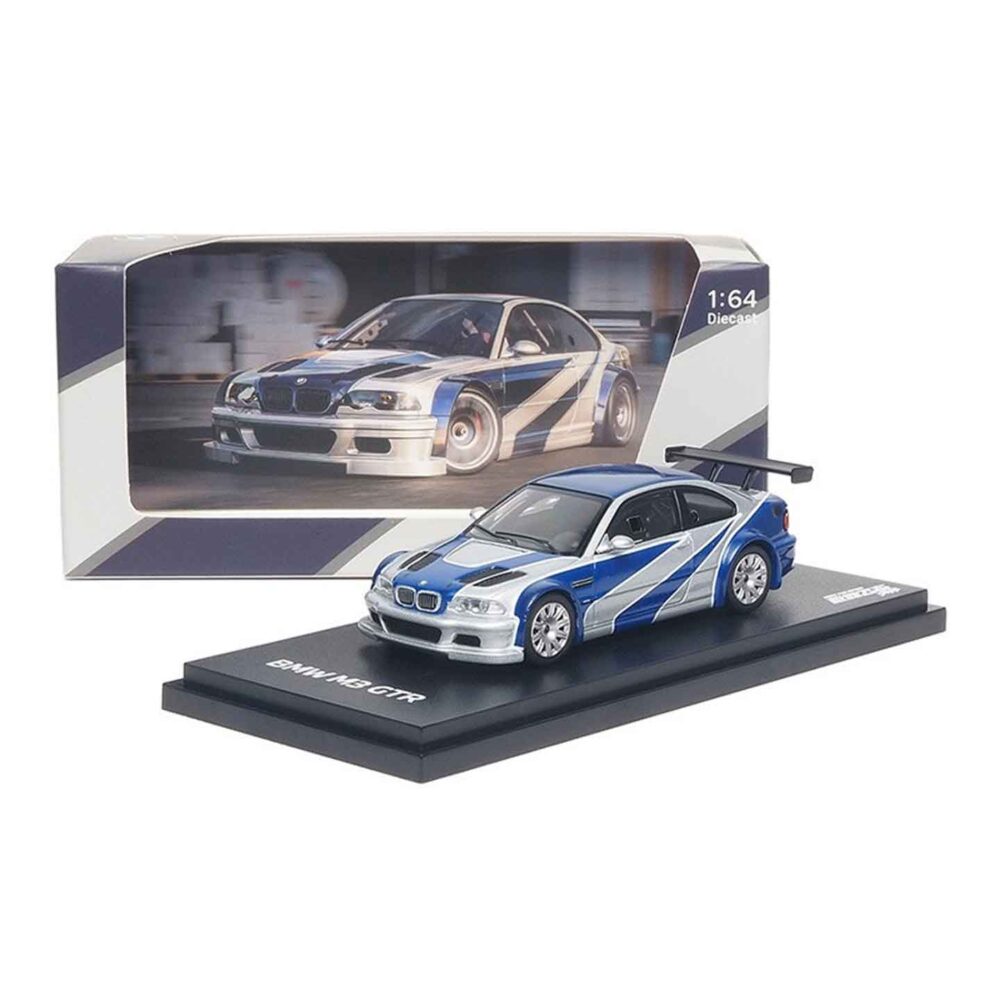 Almost Real AR Box 1:64 BMW E46 M3 GTR Need For Speed Diecast Model Car