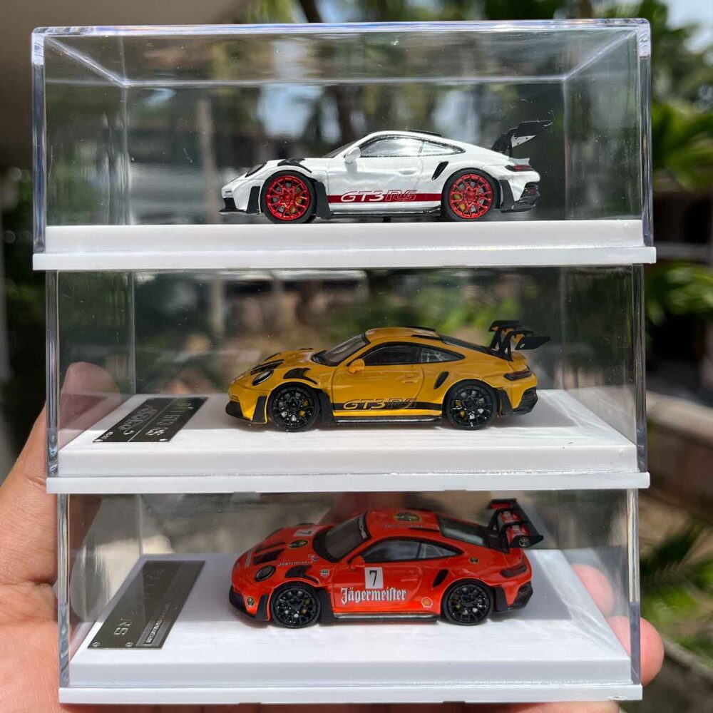 Porsche 992 GT3 RS White 1:64 Diecast Model