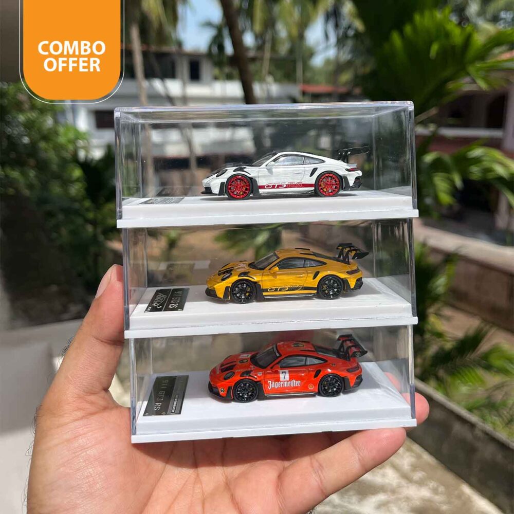 Porsche 992 GT3 RS White 1:64 Diecast Model