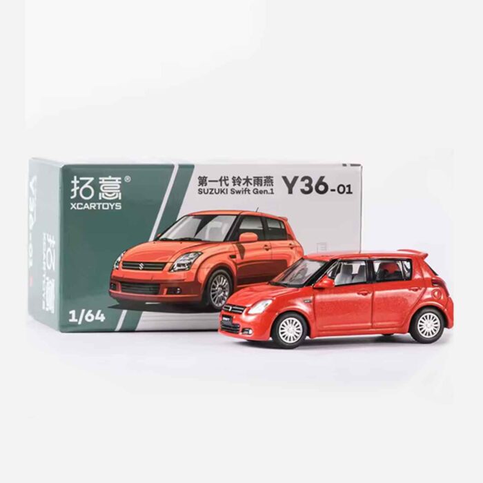 XCARTOYS 1:64 Suzuki Swift Gen 1 Red Diecast Car Model