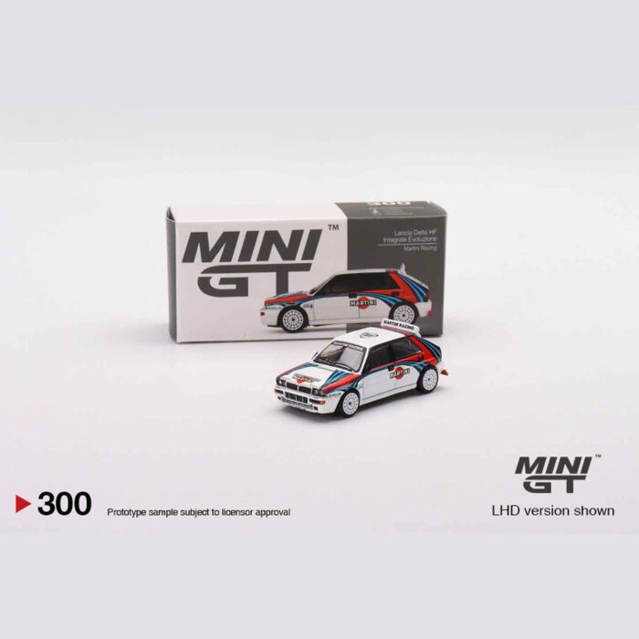 Lancia Delta HF Integrale Evoluzione Martini Racing 1:64 Diecast Model Car
