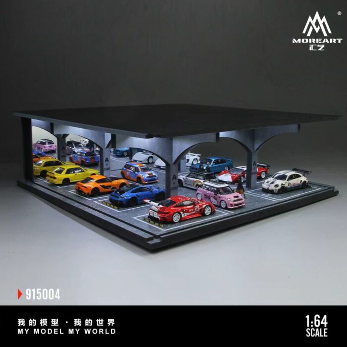 Underground Parking Lot Display for 1:64 Diecast Cars