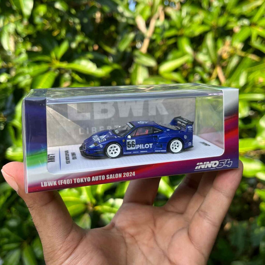Inno 1: 64 LBWK F40 Tokyo Auto Salon 2024 #56 Xe mô hình Diecast màu
