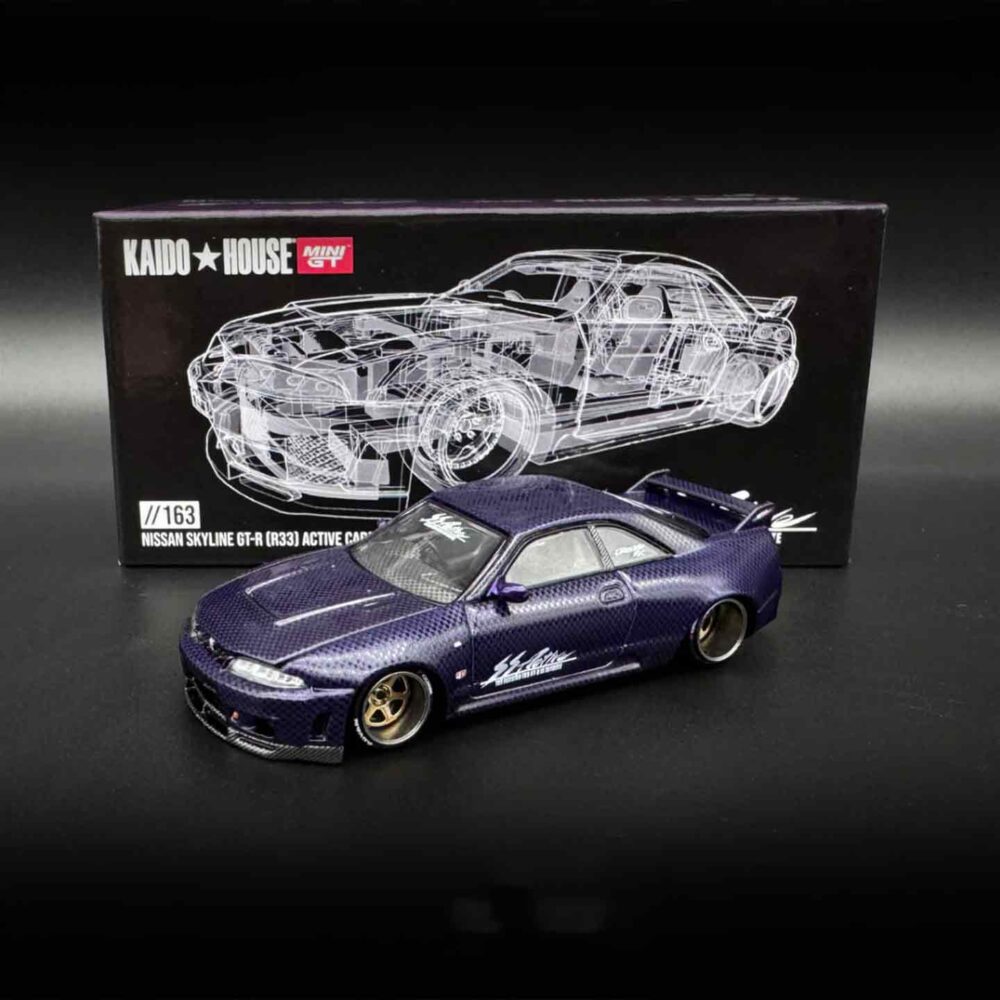 Kaido GT Nissan Skyline GT-R R33 Active Carbon R V2 diecast model