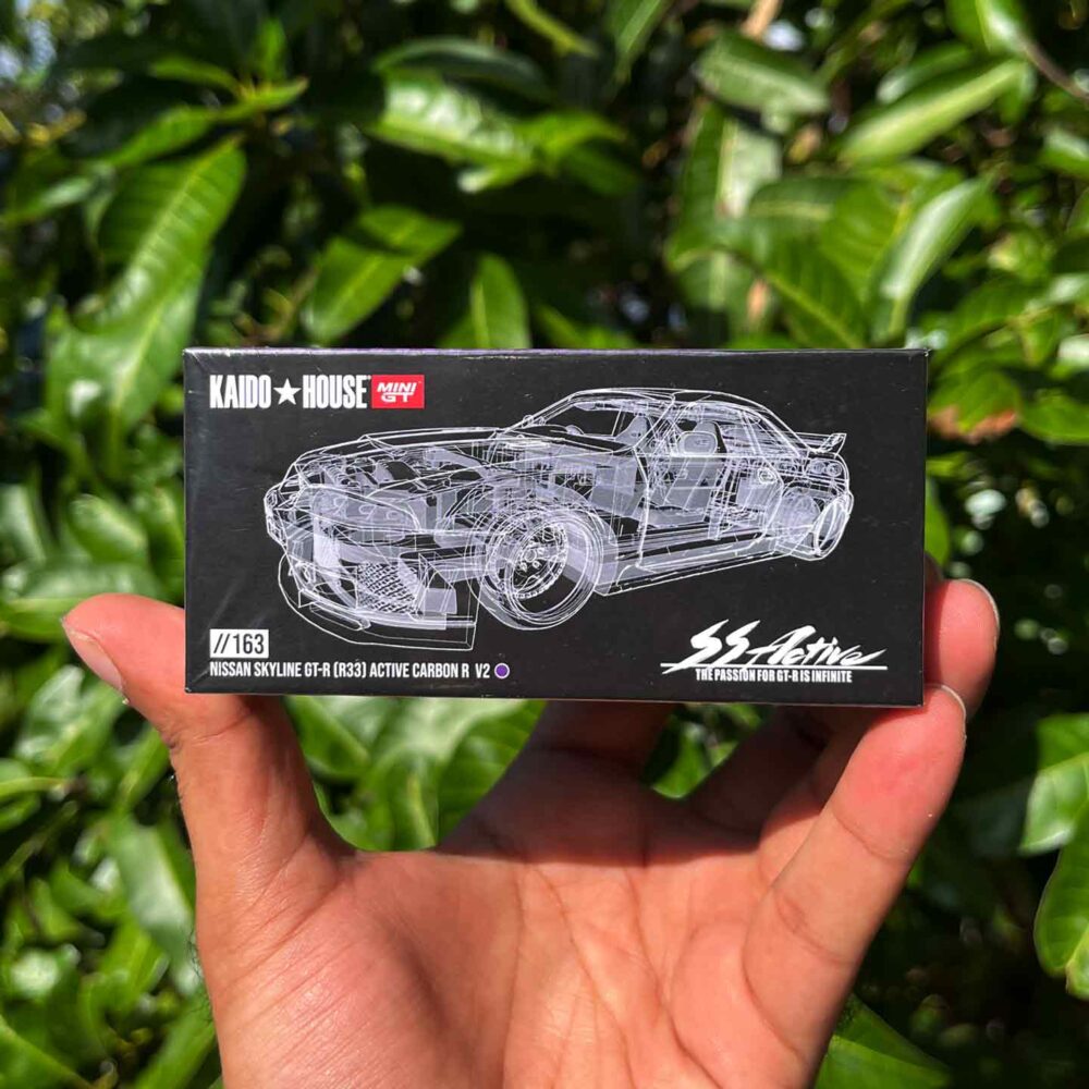 Kaido GT Nissan Skyline GT-R R33 Active Carbon R V2 diecast model