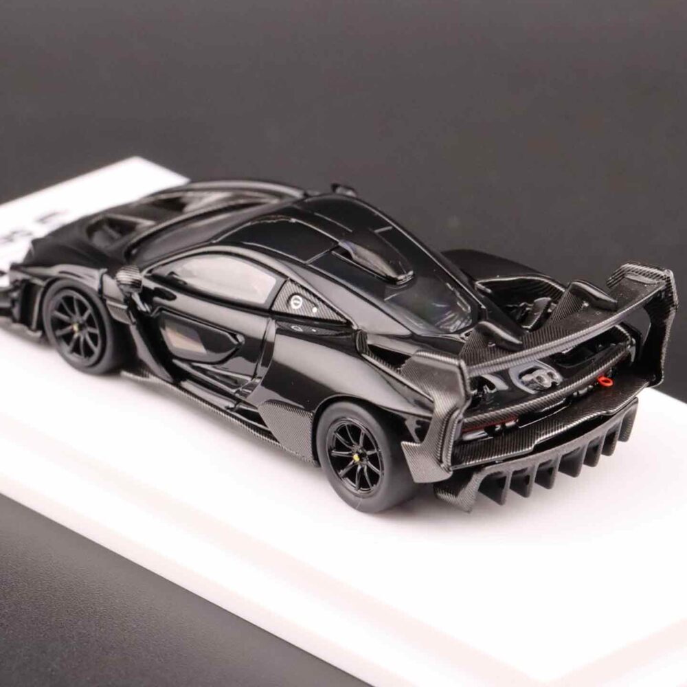 CM Model 1/64 McLaren Senna GTR Black Limited Edition Diecast Car