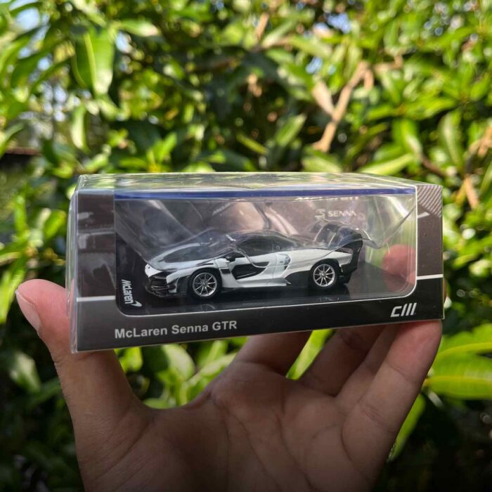 CM Model McLaren Senna GTR 1/64 Black Limited Edition Collectible