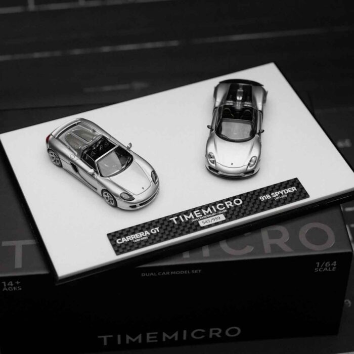 TIME MICRO 1:64 Porsche Carrera GT & 918 Spyder Diecast Model Set