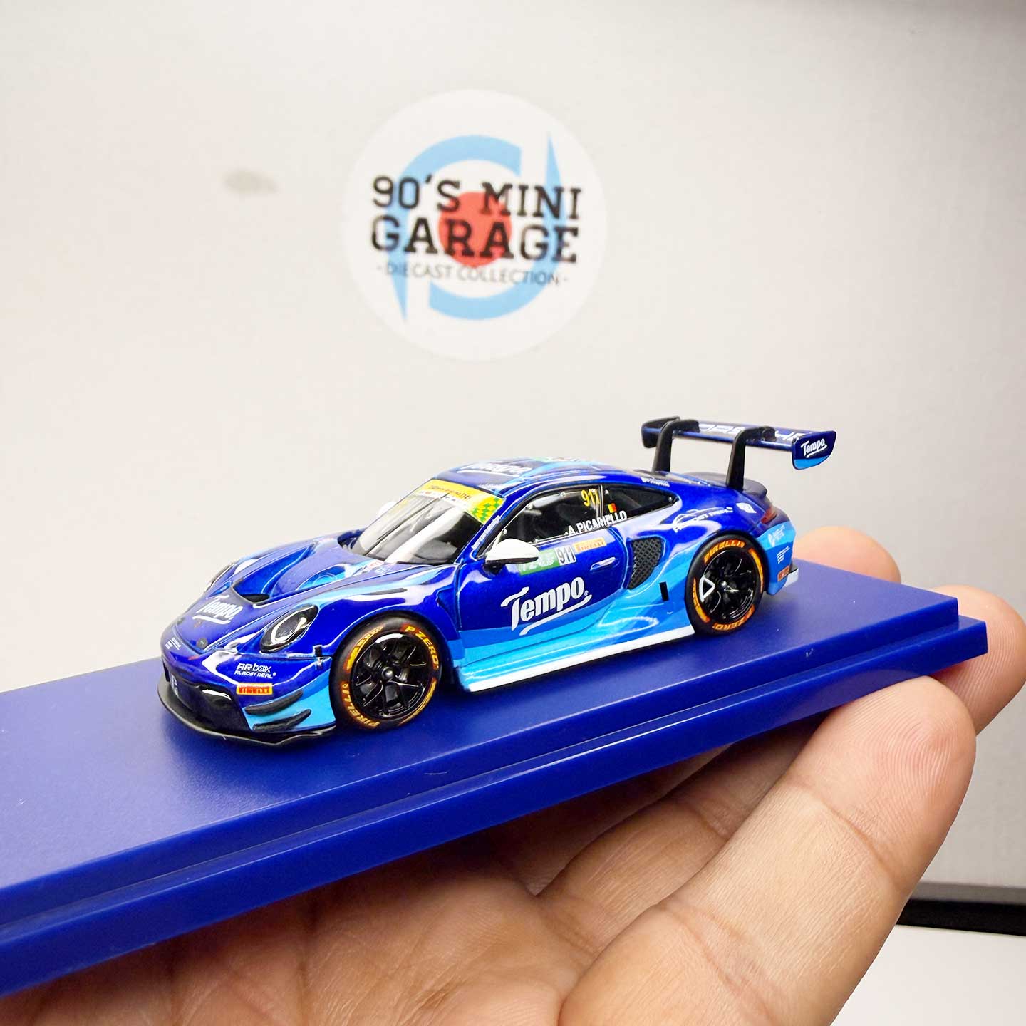 AR Box 1:64 Porsche 911 GT3 R Macau GP FIA GT World Cup 2025 diecast model