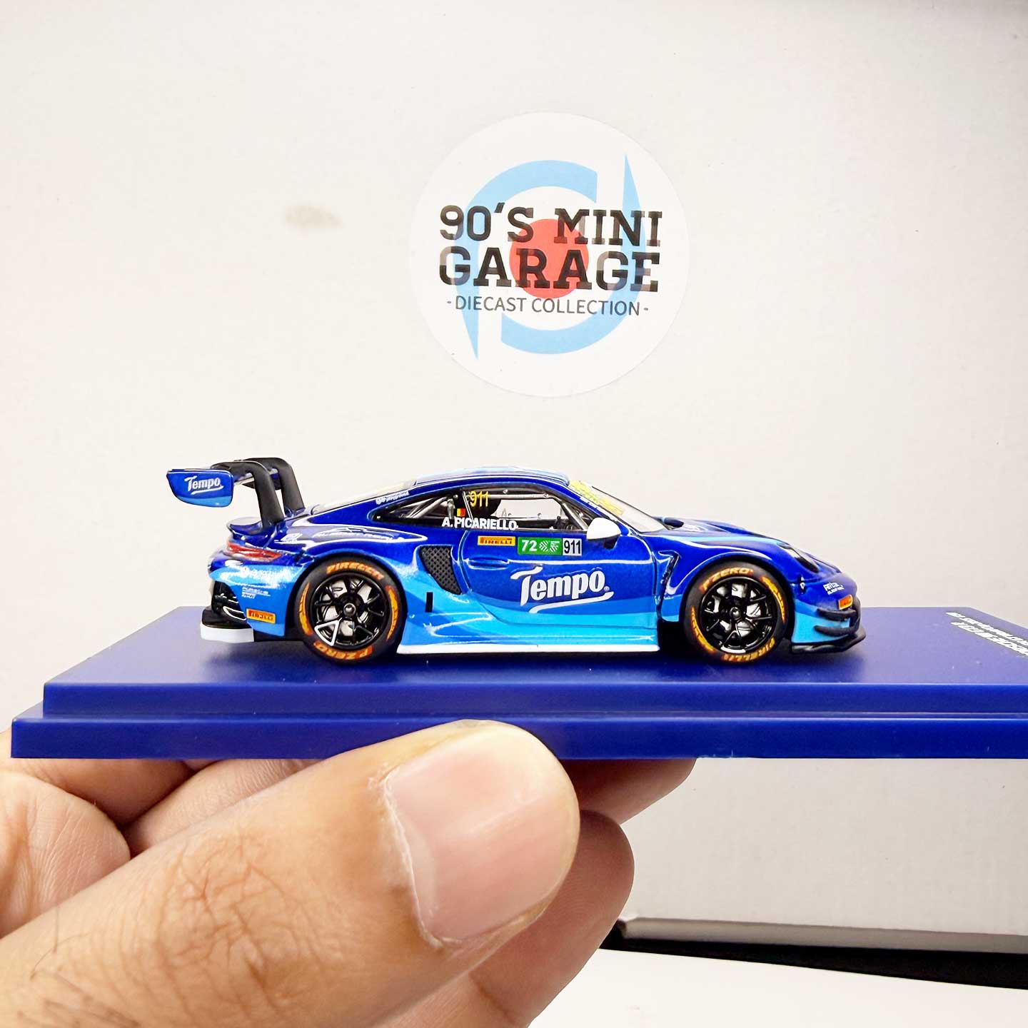 AR Box 1:64 Porsche 911 GT3 R Macau GP FIA GT World Cup 2025 diecast model