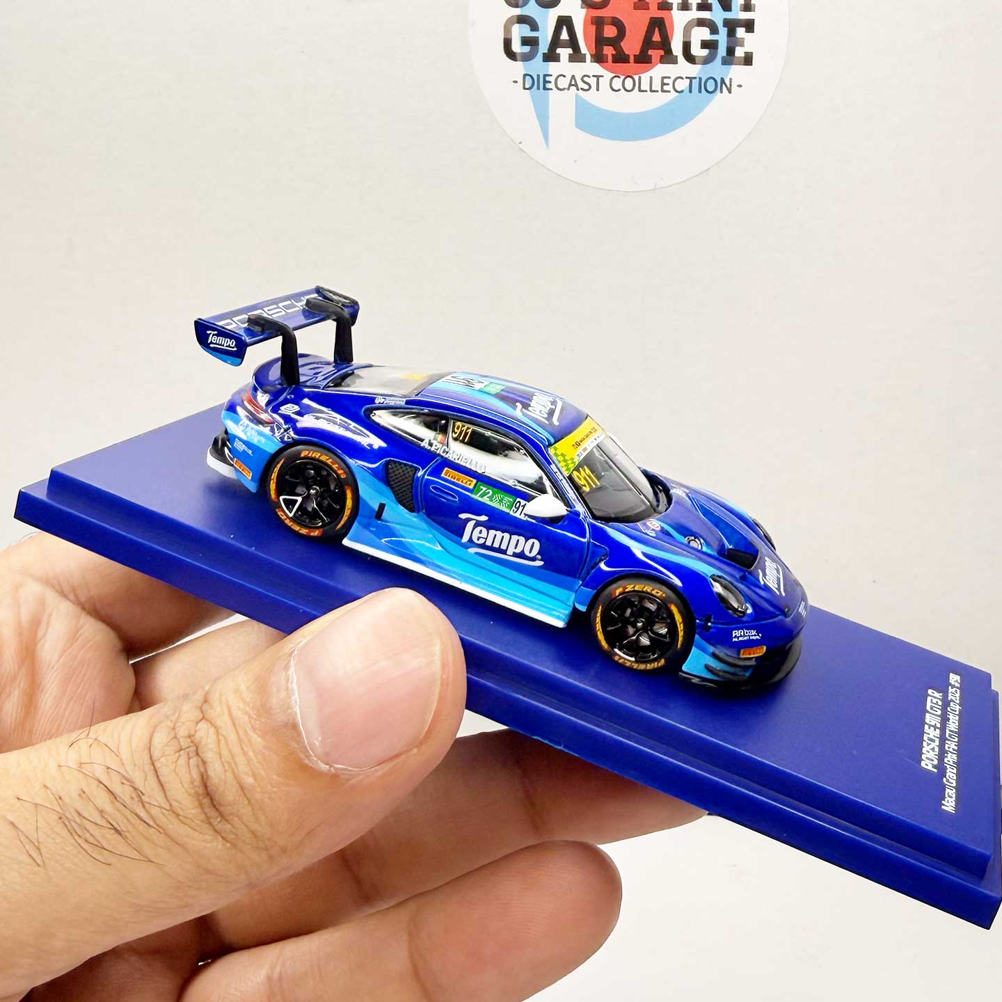 AR Box 1:64 Porsche 911 GT3 R Macau GP FIA GT World Cup 2025 diecast model