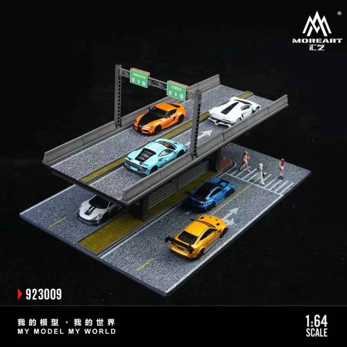 Bridge diorama 1:64 Moreart elevated bridge scene MO923009