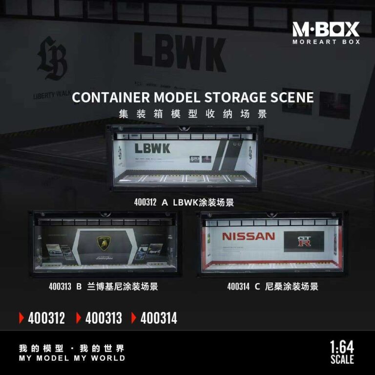 MBOX 1:64 Container Model Storage Scene Simulation Diorama