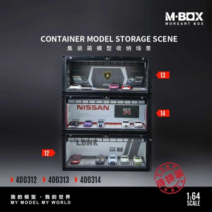 MBOX 1:64 container model storage scene simulation diorama display