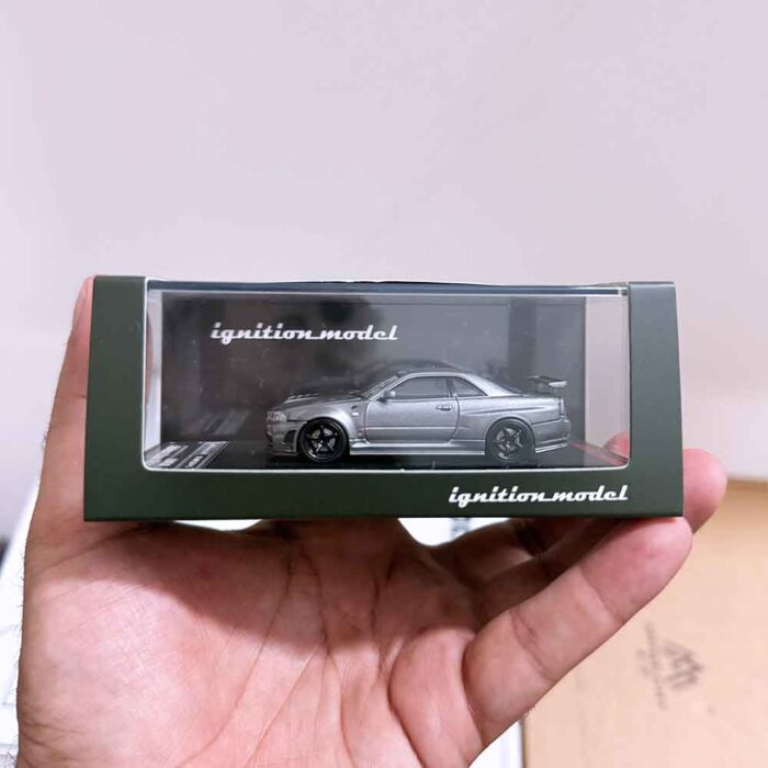 Ignition Model Nissan Skyline GT-R R34 Nismo 1:64 Omori Factory CRS diecast model