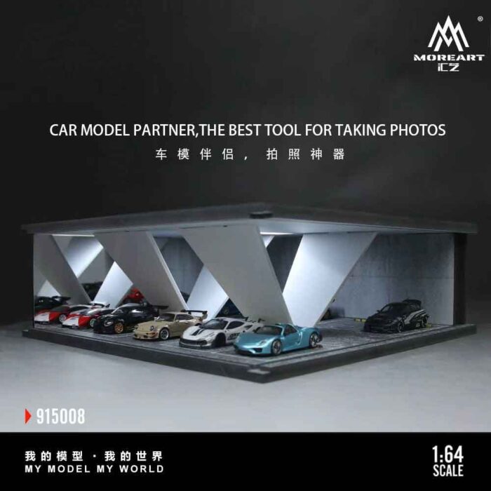 Shanghai parking garage 1:64 underground scene model