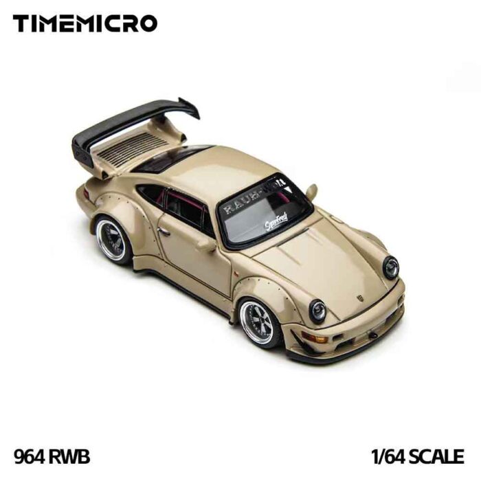 TimeMicro RWB 964 Beige 1:64 diecast car model