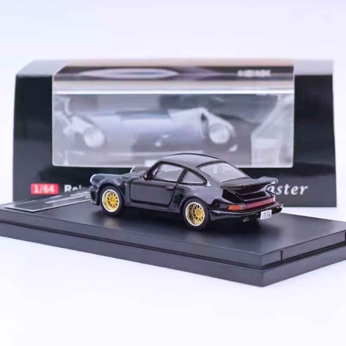 Master 1:64 Black 911 930 Turbo Black Bird sports model diecast car