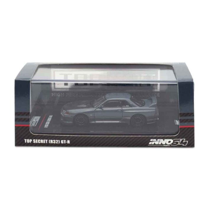 Inno64 Nissan Skyline GT-R R32 Top Secret Grey 1:64 Diecast Model