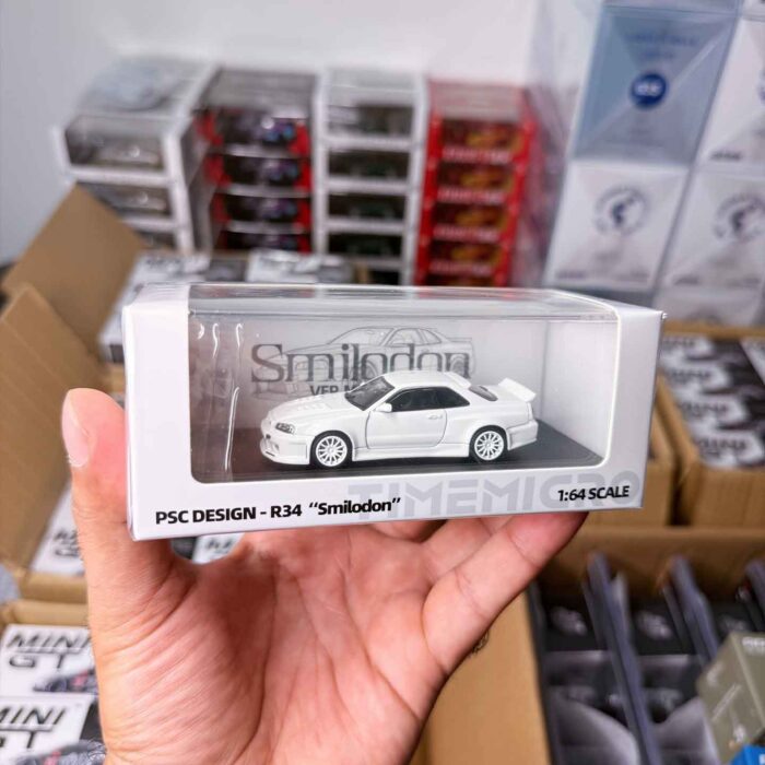 TIMEMICRO 1:64 Nissan R34 Smilodon White TM648402